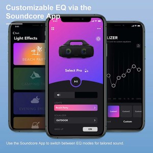 اسپیکر قابل حمل بلوتوثی ضد آب انکر مدل SELECT PRO A3126